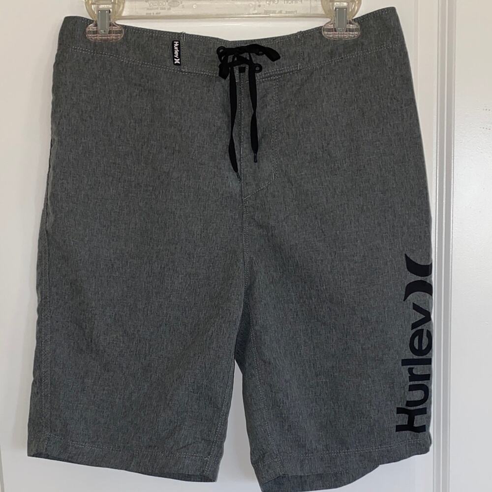 Hurley Men's Charcoal Board Shorts Size 28